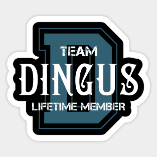 DINGUS Sticker